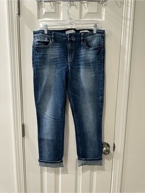 **FLAWED** Guess Women's Ankle Jeans in Light and Dark Blue Denim